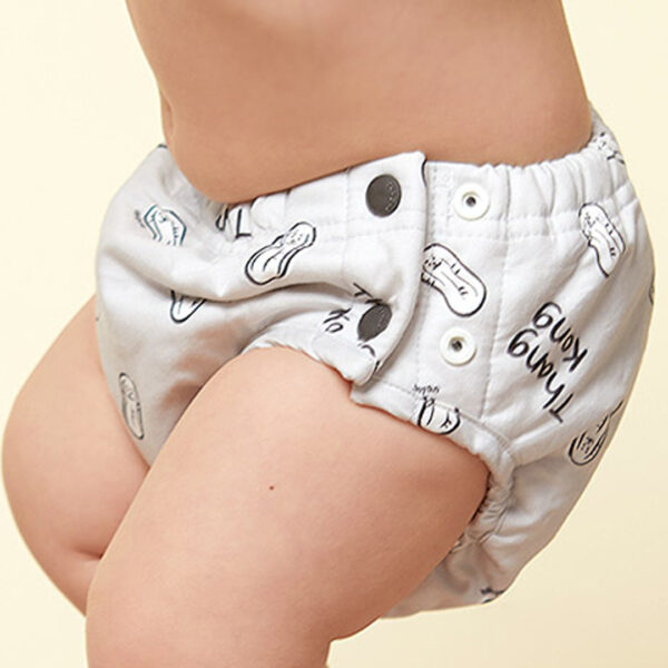 กางเกงในผ้าอ้อม Pants Diaper Check Black