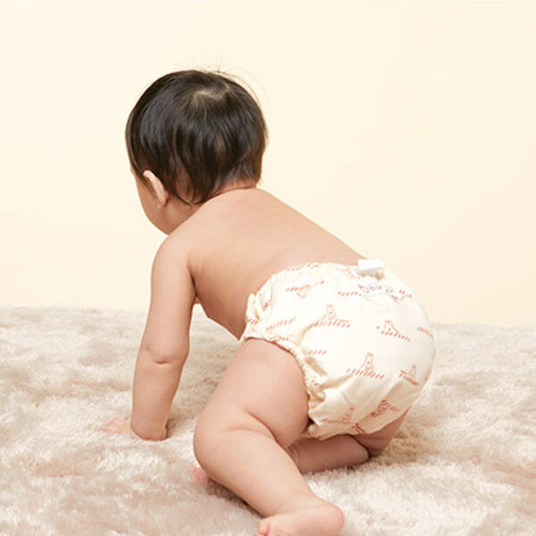 กางเกงในผ้าอ้อม Pants Diaper Dot Yellow