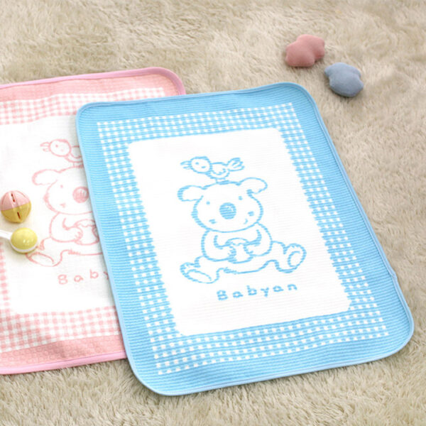 ผ้ารองกันน้ำ koala Blue mini waterproof 50*65