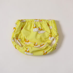 ชุดว่ายน้ำผ้าอ้อมในตัวทรงกางเกงใน Swim Diaper Duck Swimsuit Yellow Panty