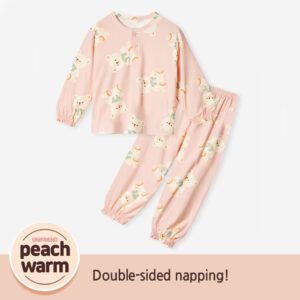 ชุดนอนเด็ก เสื้อผ้าเด็ก 21fw/Sleepwear-Cutie bear9(Pink)