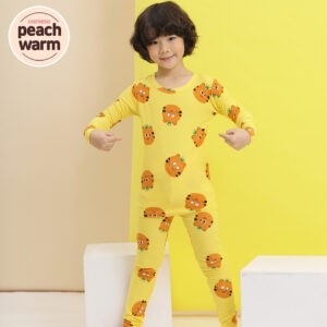 ชุดนอนเด็ก เสื้อผ้าเด็ก 21fw/Peachwarm Yellow Tiger9