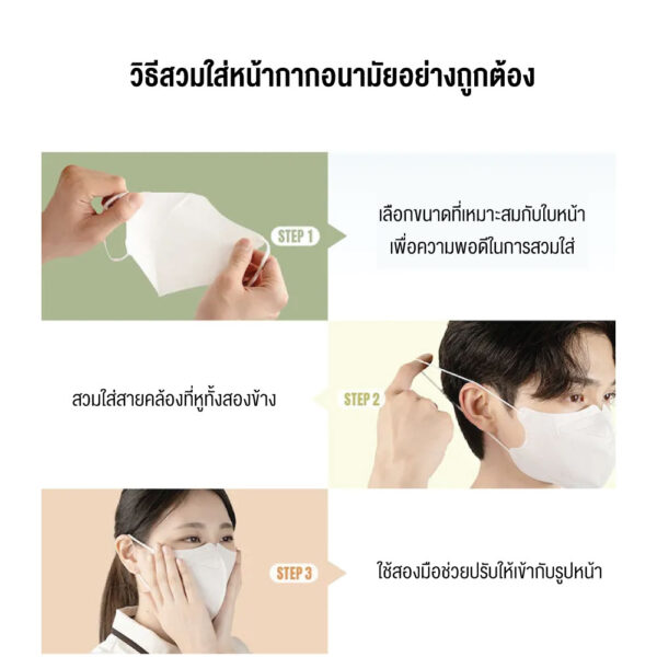 หน้ากากอนามัยนำเข้าจากเกาหลี รุ่น KF-AD แบรนด์ Kleenex ✨New Package✨ (พร้อมส่ง)