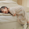 ชุดนอนกระโปรงเด็ก One piece pajamas kids Heart Rabbit (Coral)
