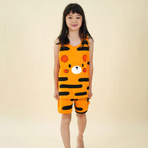 เสื้อกล้ามเด็กและกางเกงขาสั้น (เซท) เสื้อผ้าเด็ก Unifriend Thailand รุ่น Tiger