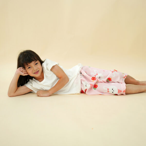 กางเกงเด็ก ความยาว7ส่วน เสื้อผ้าเด็ก Pink Rabbit