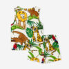 เสื้อกล้ามเด็กและกางเกงขาสั้น Bamboo jungle chestnut