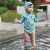 ชุดว่ายน้ำผ้าอ้อมในตัวลาย Penguin Baby rash Panty (cap/top/panty/pants)