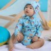 ชุดว่ายน้ำผ้าอ้อมในตัวลาย Penguin Baby rash Panty (cap/top/panty/pants)