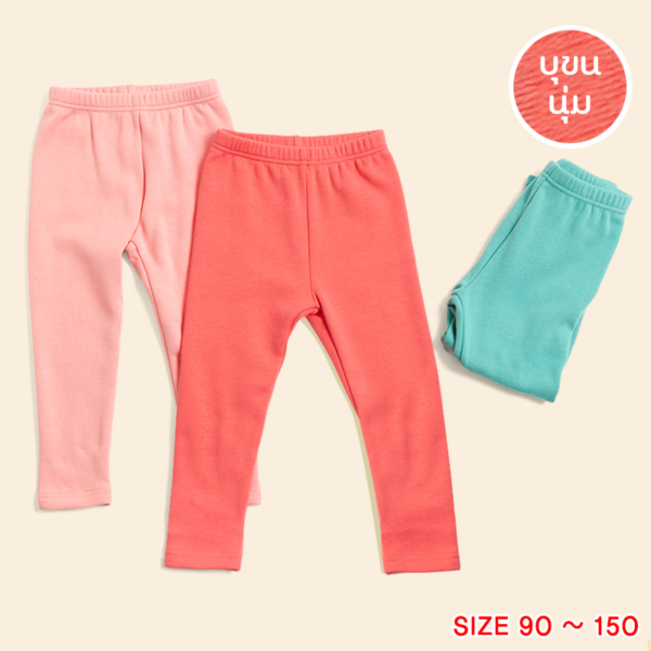 เลคกิ้งเด็กบุขนนุ่ม Unifriend Thailand รุ่น 22fw/Warm Leggings 10 color