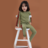 ชุดนอนเด็ก Span Khaki line