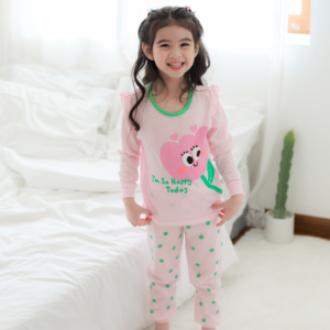 ชุดนอนเด็กแขนขายาว Smile tulip