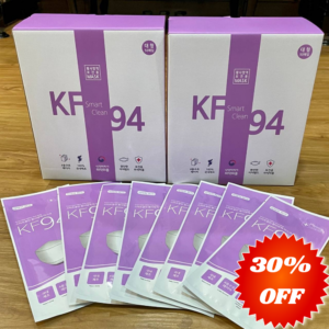 30% OFF หน้ากากอนามัยนำเข้าจากเกาหลี รุ่น KF94,smart clean