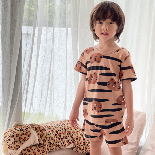 ชุดนอนเด็ก เสื้อผ้าเด็ก Bebe Tiger5 (Brown)