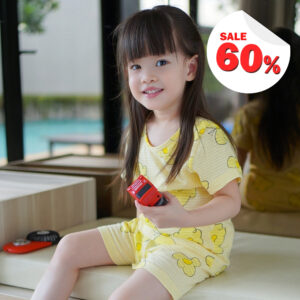 ชุดนอนเด็ก เสื้อผ้าเด็ก 23ss/Daisy5 (Ivory)