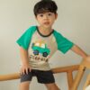เสื้อผ้าเด็ก ชุดแขนสั้นขาสั้น Wild Car