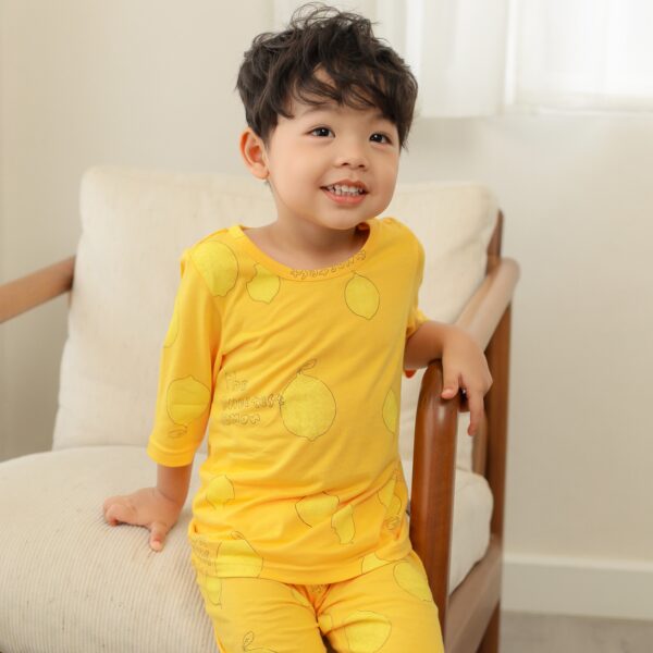 เสื้อผ้าเด็ก ชุดความยาว7ส่วน Fresh Lemon (Orange)