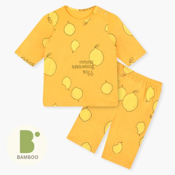 เสื้อผ้าเด็ก ชุดความยาว7ส่วน Fresh Lemon (Orange)