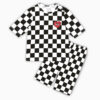 เสื้อผ้าเด็ก ชุดความยาว7ส่วน Square Label (Black)