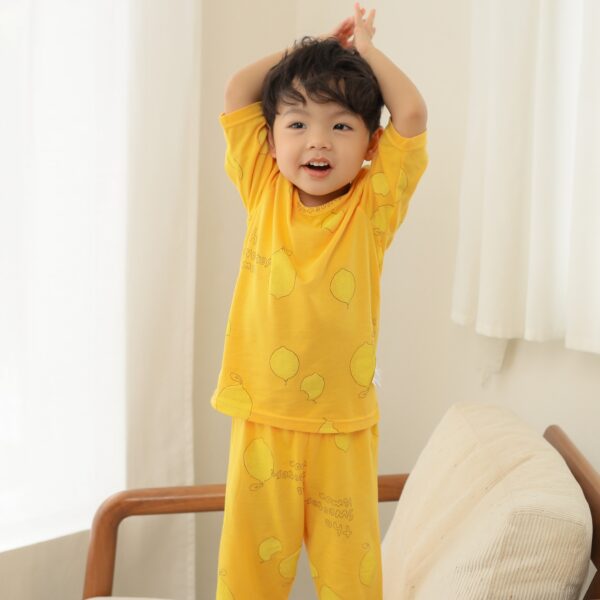 เสื้อผ้าเด็ก ชุดความยาว7ส่วน Fresh Lemon (Orange)