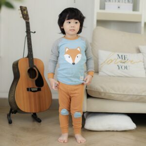 ชุดนอนเด็กแขนยาวขายาว Chic Fox