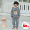ชุดนอนเด็กแขนยาวขายาว 23fw/Thermal Noel (Navy)