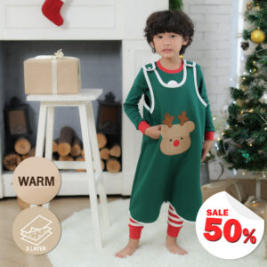 ถุงนอนผ้าห่มเด็ก 23fw/Bebe Rudolph (Green)