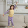 ชุดนอนเด็กแขนยาวขายาว 23fw/Raglan Bear (Yellow)