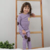 ชุดนอนเด็กแขนยาวขายาว 23fw/Pocket Bear (Purple)