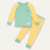 ชุดนอนเด็กแขนยาวขายาว 23fw/Span_Raglan Bear_(YE)_Raglan Bear (Mint)