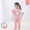 ชุดนอนเด็กแขนยาวขายาว Little Rabbit (PINK)