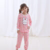 ชุดนอนเด็กแขนยาวขายาว Little Rabbit (PINK)