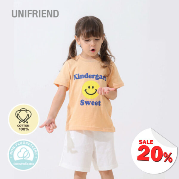 18 ชุดแขนสั้นขาสั้น 24ss/Kindergarden (Apricot)