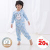 ชุดนอนเด็กแขนยาวขายาว 24ss/Little Rabbit (BLUE)