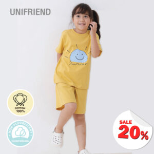 ชุดแขนสั้นขาสั้น 24ss/Summer Shine (Yellow)