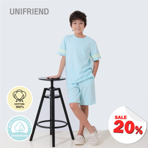 42 ชุดแขนสั้นขาสั้น 24ss/Colorway (LT.Blue)