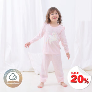 ชุดนอนเด็กแขนยาวขายาว 24ss/Twinkle Unicorn
