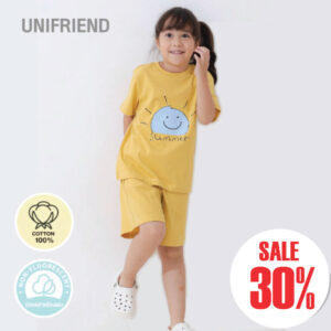 ชุดแขนสั้นขาสั้น 24ss/Summer Shine (Yellow)