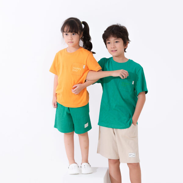 ชุดแขนสั้นขาสั้น 24ss/Happy Day (GREEN)
