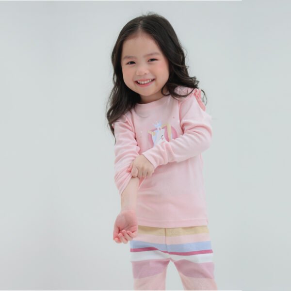 ชุดนอนเด็กแขนยาวขายาว 24fw/Twinkle Unicorn9