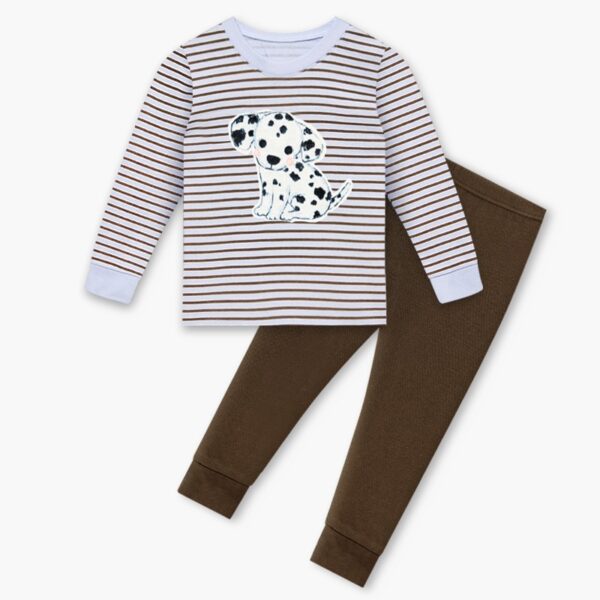 ชุดนอนเด็กแขนยาวขายาว 24fw/Dalmatian