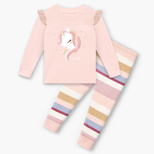 ชุดนอนเด็กแขนยาวขายาว 24fw/Twinkle Unicorn9