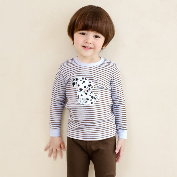 ชุดนอนเด็กแขนยาวขายาว 24fw/Dalmatian