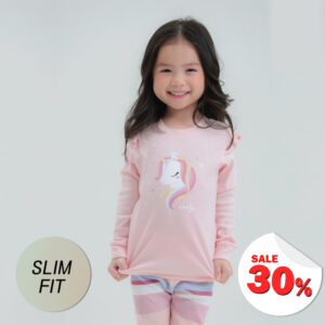 ชุดนอนเด็กแขนยาวขายาว 24fw/Twinkle Unicorn9