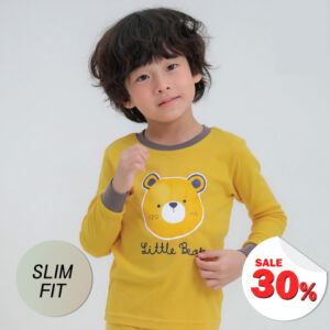 ชุดนอนเด็กแขนยาวขายาว 24fw/Honey Bear