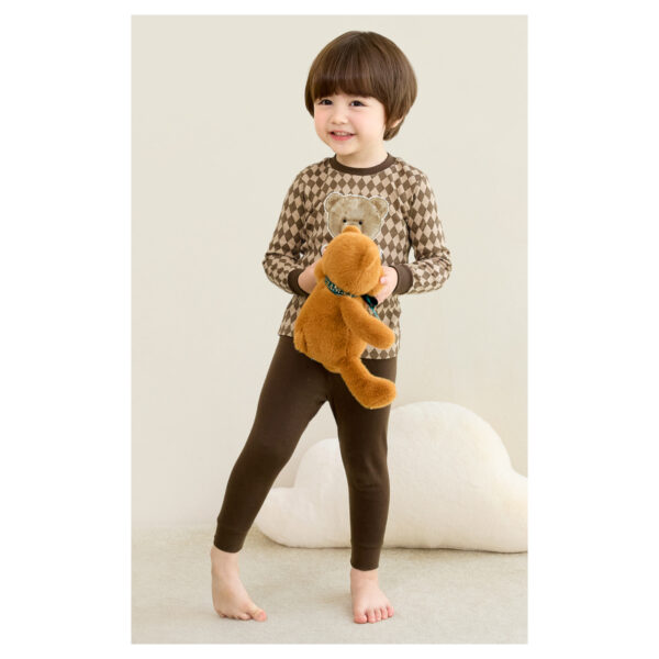 ชุดนอนเด็กแขนยาวขายาว 24fw/Cute Bear
