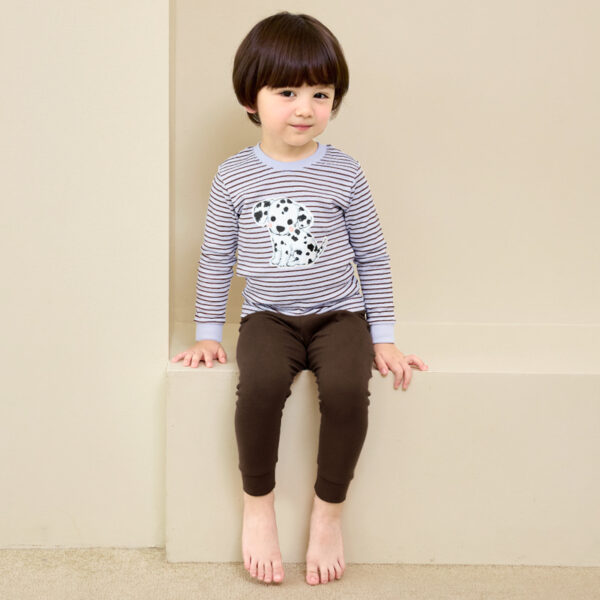 ชุดนอนเด็กแขนยาวขายาว 24fw/Dalmatian