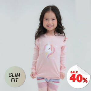 ชุดนอนเด็กแขนยาวขายาว 24fw/Twinkle Unicorn9