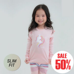 DFDA ชุดนอนเด็กแขนยาวขายาว 24fw/Twinkle Unicorn9