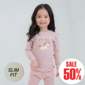 FF ชุดนอนเด็กแขนยาวขายาว 24fw/Unicorn9